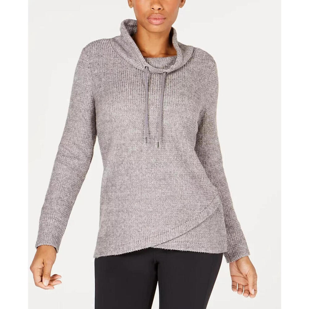 Ideology Cowl-Neck Tulip-Hem Top, XXL - Picture 1 of 2
